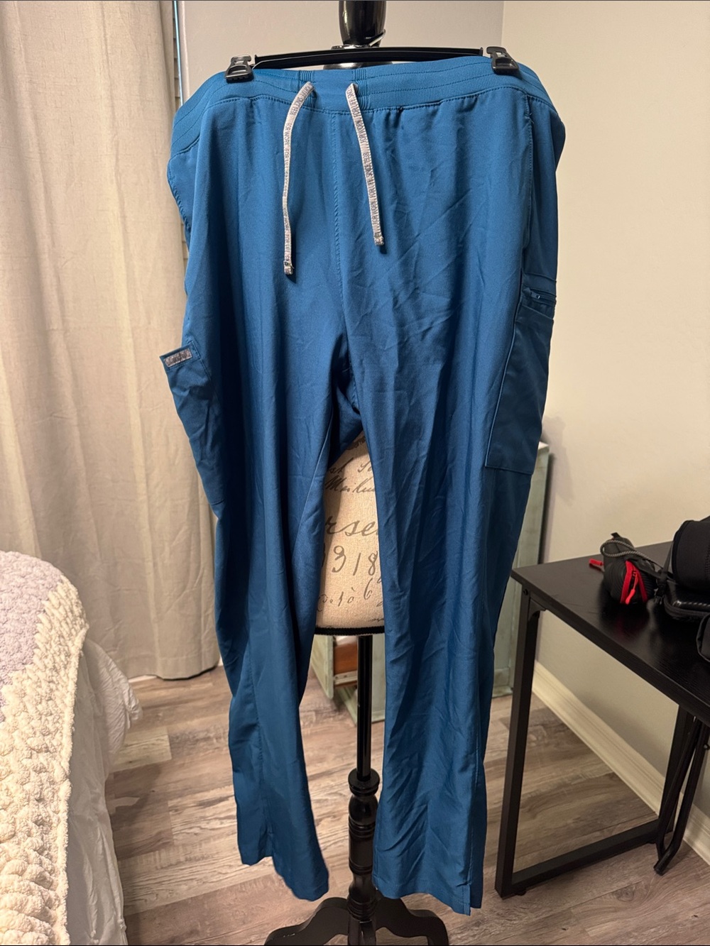 Landau teal scrub pants